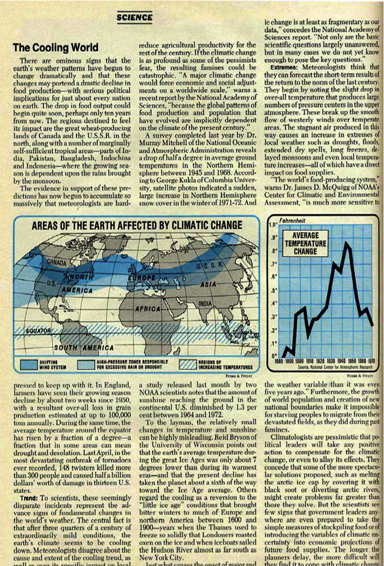 Newsweek 1975 Cooling