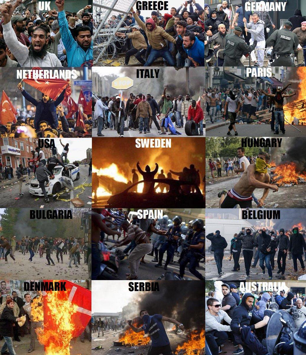 Europe burning