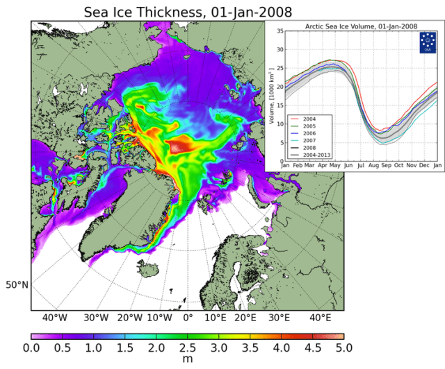 Arctic Ice 2008